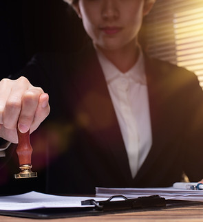 Sellado de un documento