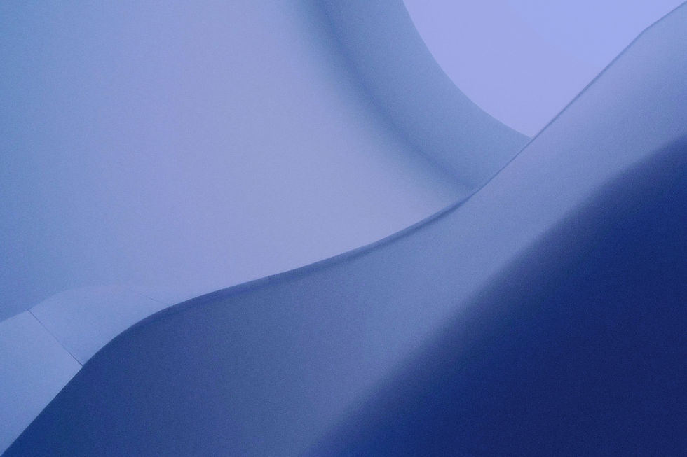 Courbes bleues abstraites