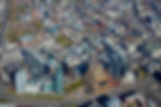 Aerial view of the city centre of Liverpool