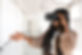 Woman in VR Headset