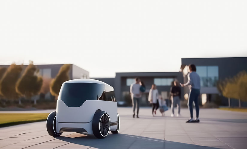 Futuristic Delivery Robot
