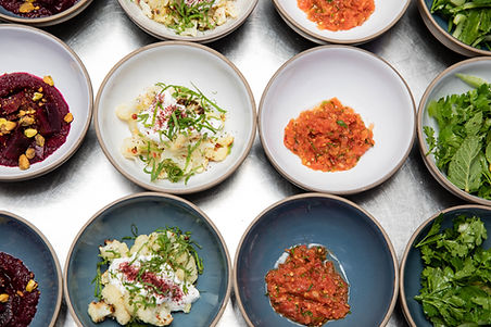 Bols alimentaires colorés