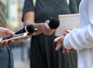 Press Interview Scene