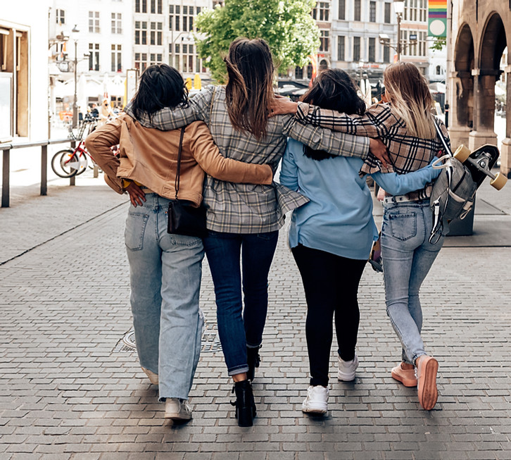 Online IFS therapy session illustration