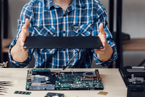 Laptop disassembling