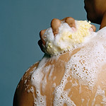 Shower with Sponge