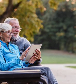 People looking at ipad
