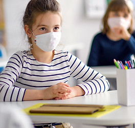 Students with Masks
