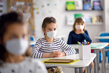 Students with Masks