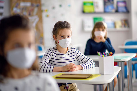 Students with Masks