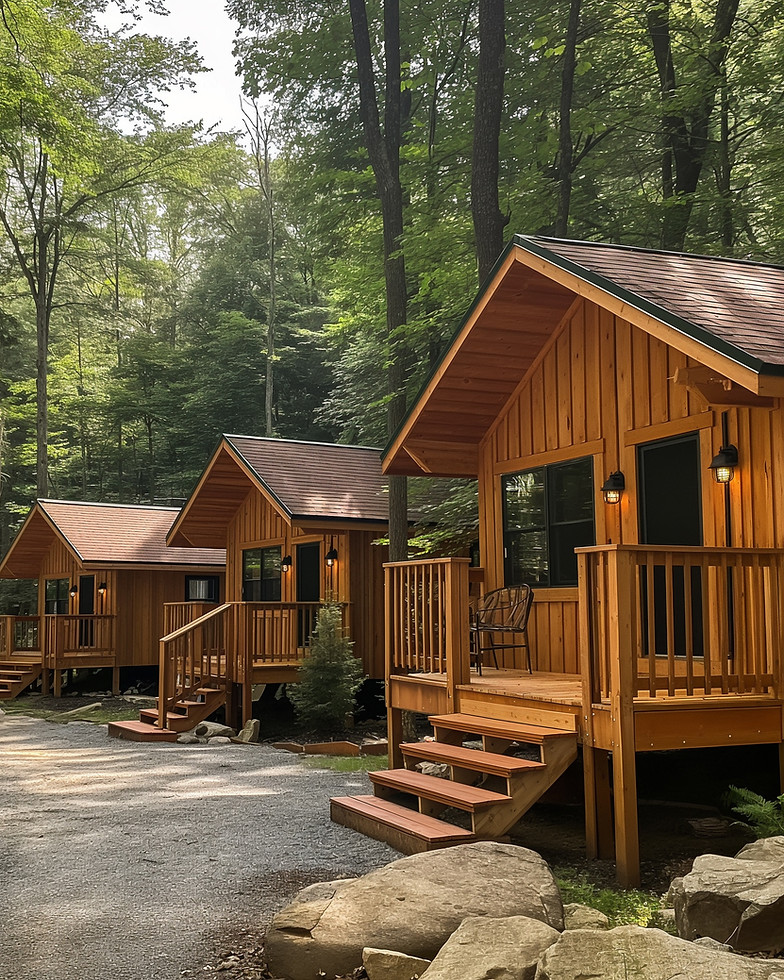 Wooden Forest Cabins