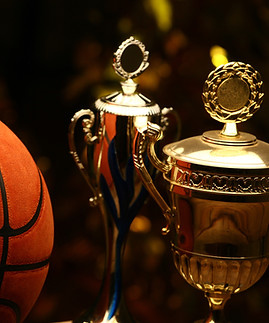 Basketball And Trophies