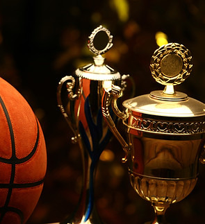 Basketball And Trophies