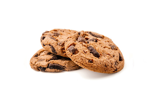 3 cookies au chocolat.