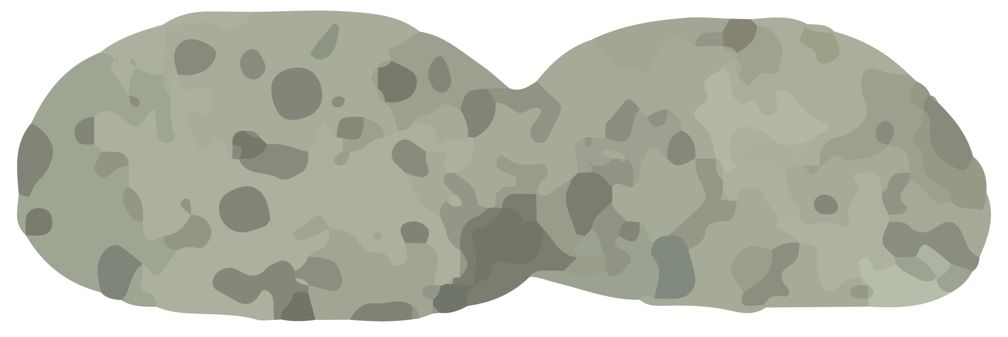 Camouflage Patterned Stones