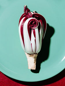 Radicchio On Plate