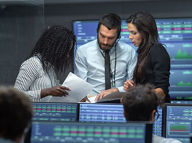 Team Analyzing Reports