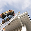 Worker on Ladder