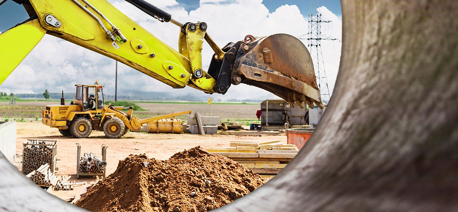 Yellow Excavator