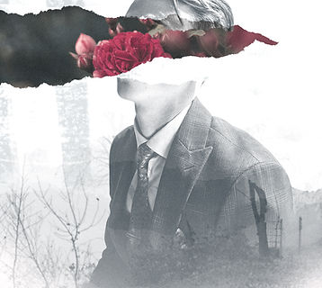 Man with Flower Collage