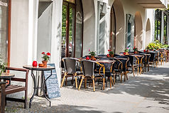 Außenbereich Restaurant