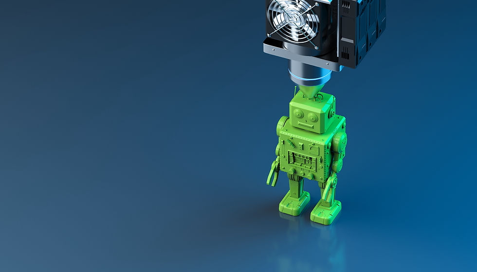 Modèle de robot d'impression