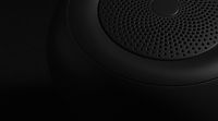 Black Circular Speaker