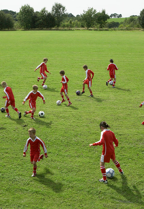 Allenamento di calcio
