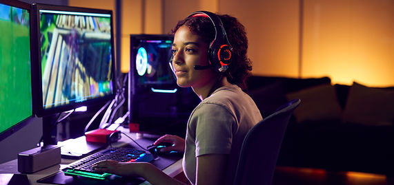 Jogadora de videogame