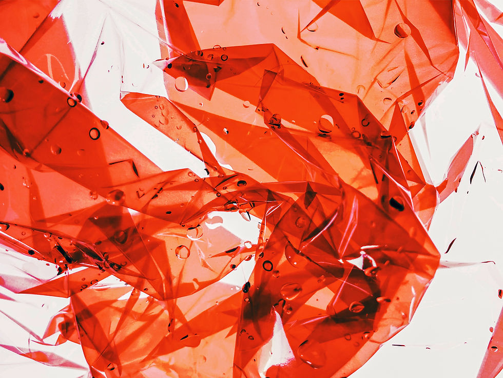 Red Abstract Shapes
