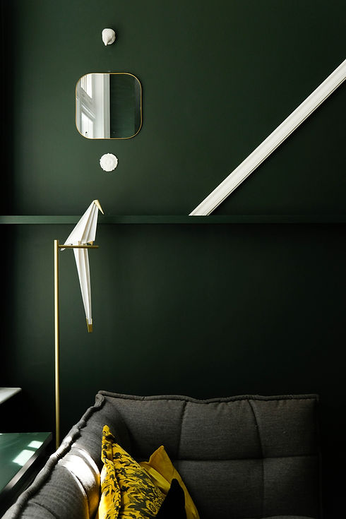 Dark Green Wall