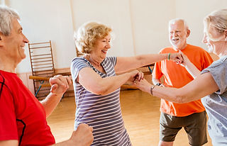 Senior Group Dancing