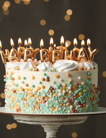 Birthday Cake with Candles