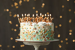 Birthday Cake with Candles