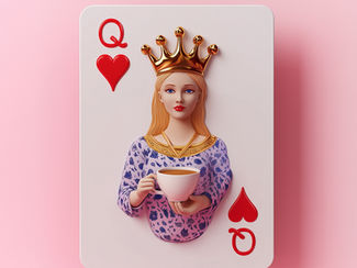 Queen of Cups playing card