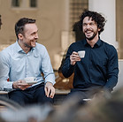 Friends Drinking Coffee