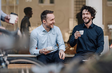 Sorrisos na hora do café