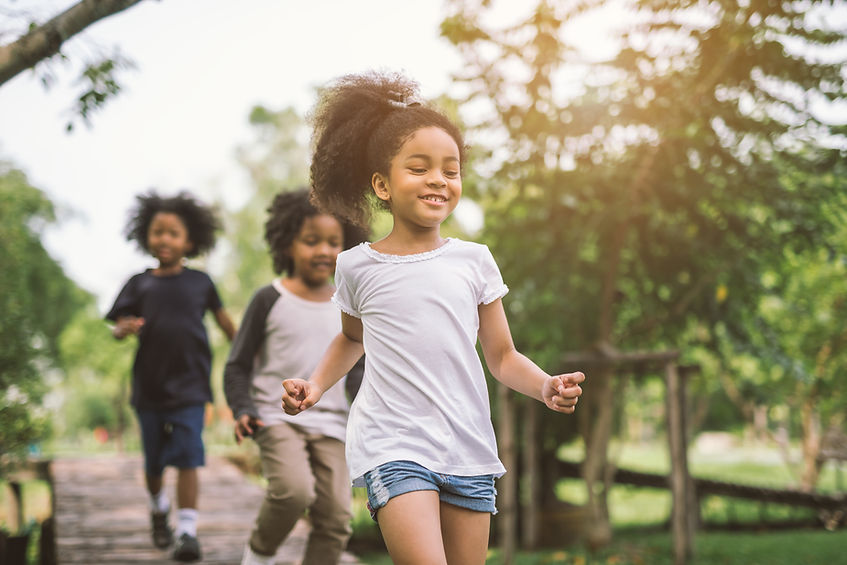 Kid's Playing Outdoor