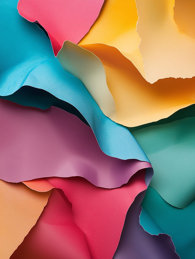 Colorful Torn Paper