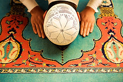Man Praying Serene