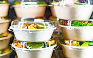 Stacked Food Bowls