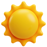 Yellow Sun Icon