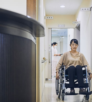 Patient on Wheelchair