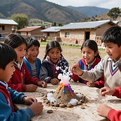 Kids Volcano Experiment