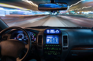 Car interior with motion