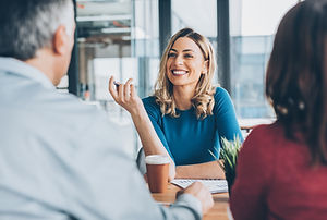 Cheerful Business Meeting