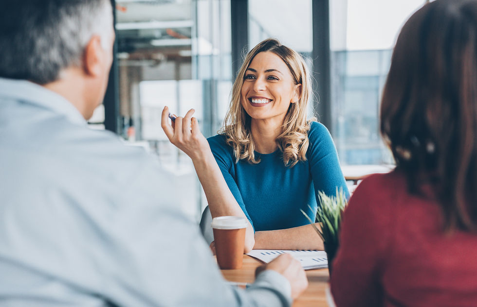 Cheerful Business Meeting