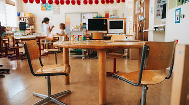 Klassenzimmer des Kindergartens