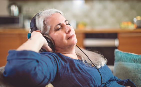Se détendre avec de la musique 