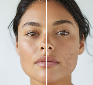 Skin Comparison Portrait